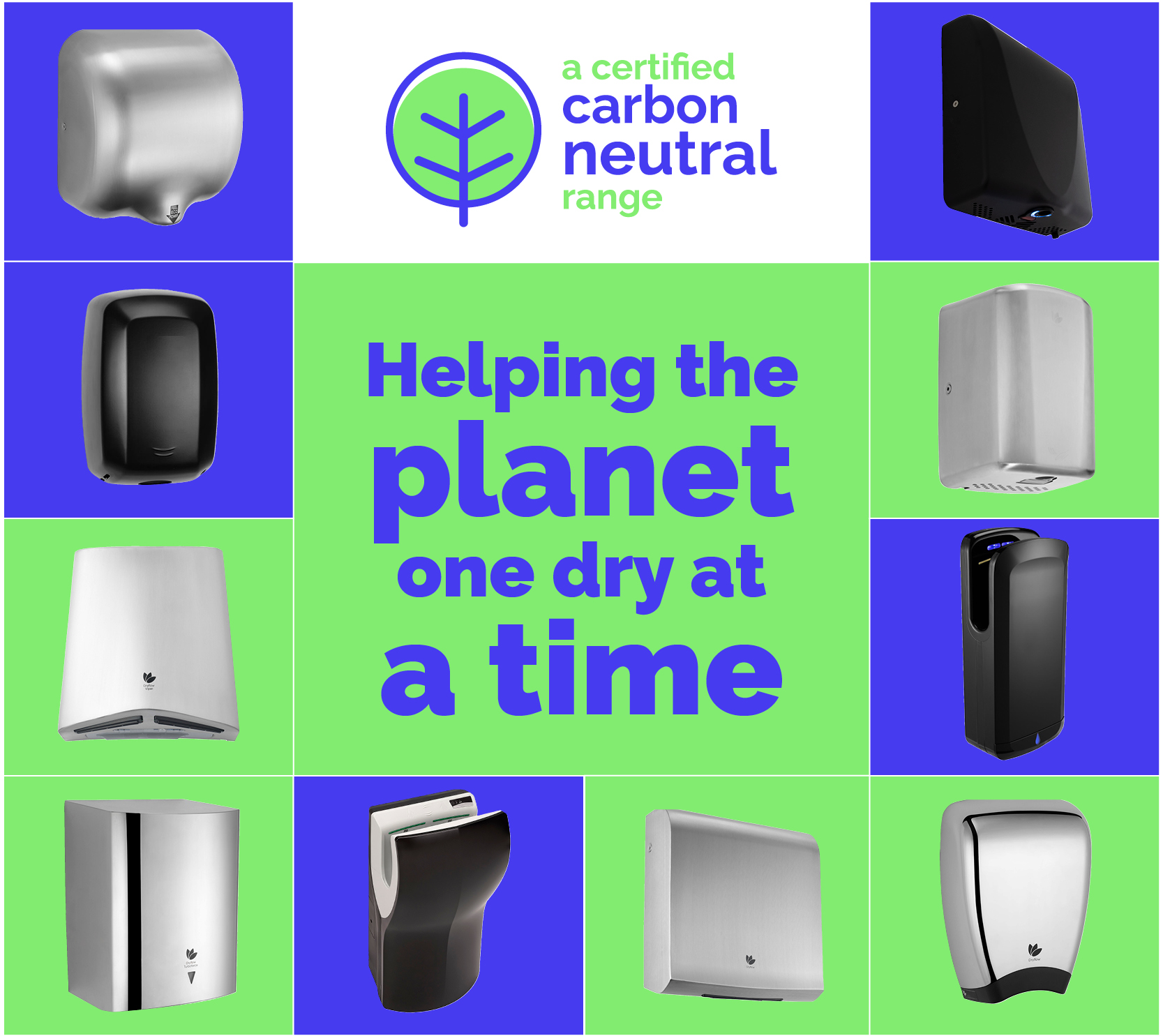 A certified carbon neutral range