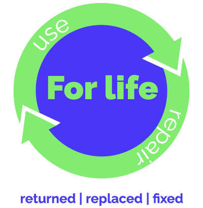 for life, returned, replaced, fixed